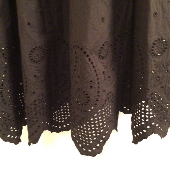 CLEOBELLA/.Vida Black Eyelet Hem Midi Dress - Sz S NWT - Picture 12 of 16